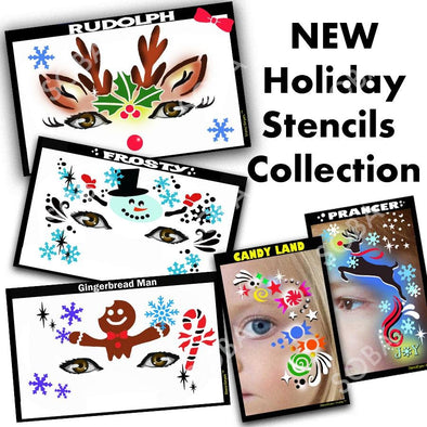 Holiday Stencil Collection - SOBA - ShowOffs Body Art