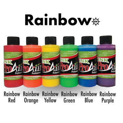 Rainbow INK Colors - SOBA - ShowOffs Body Art
