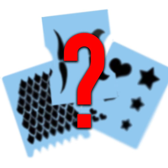 10 Mystery QEZ Stencils - SOBA - ShowOffs Body Art