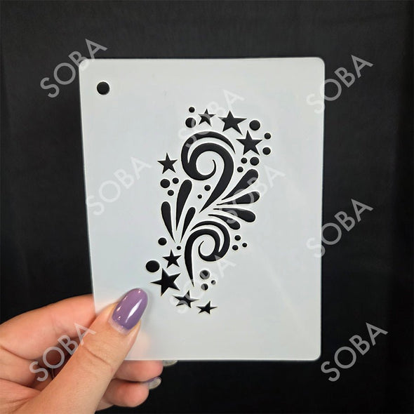 QEZ53 Stars and Swirls - ProAiir / ShowOffs Body Art