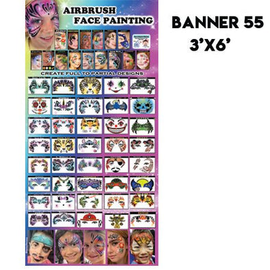 StencilEyes 55 Banner - ProAiir / ShowOffs Body Art