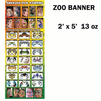 StencilEyes Z00 Banner - ProAiir / ShowOffs Body Art