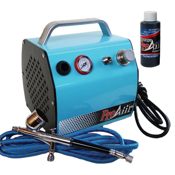 Pro 1/5 HP Airbrush Air Compressor Airbrushing Kit w/ 3L Tank and 6FT Hose  Multipurpose for Spraying Cake Decorating Tattoo Nail Craft Painting