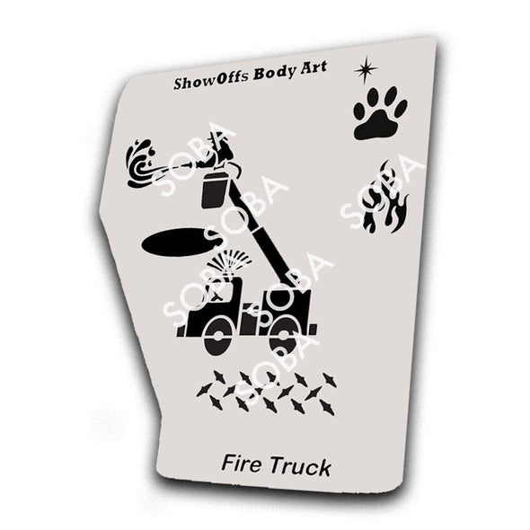 Fire Truck - SOBA - ShowOffs Body Art