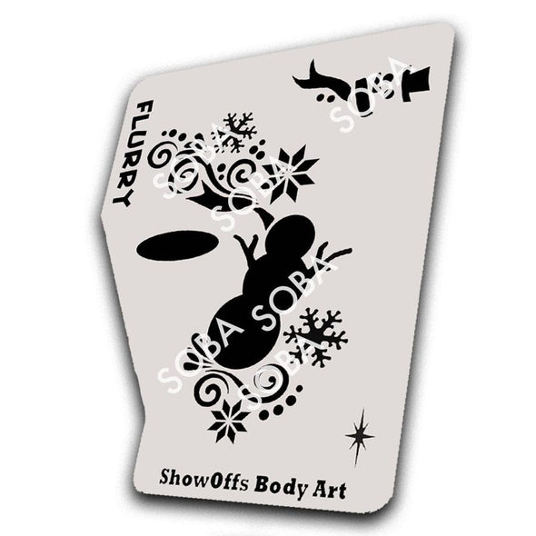 Flurry Snowman - SOBA - ShowOffs Body Art
