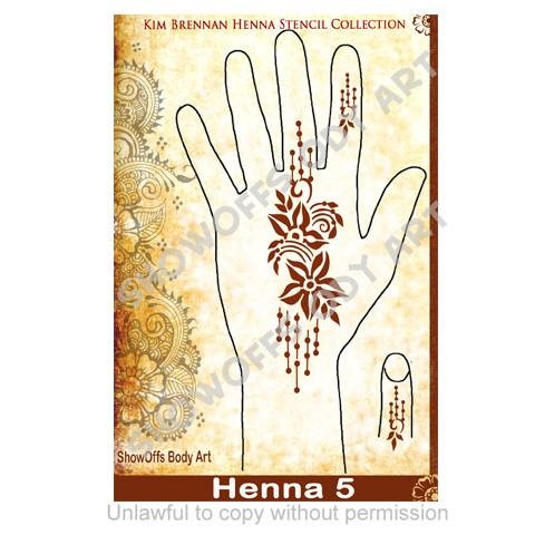 Henna Stencil 5 - SOBA - ShowOffs Body Art