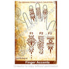 Henna Stencil 7 - Finger Accents 1-3 - SOBA - ShowOffs Body Art