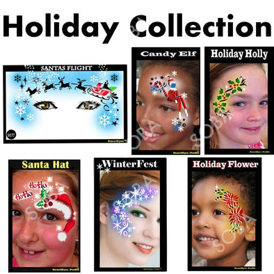 Holiday Stencil Package Deal - SOBA - ShowOffs Body Art