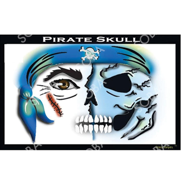 Pirate Skull - SOBA - ShowOffs Body Art