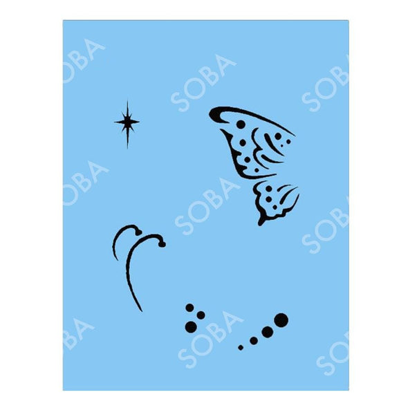 QEZ80 Mini Butterfly Wing - SOBA - ShowOffs Body Art