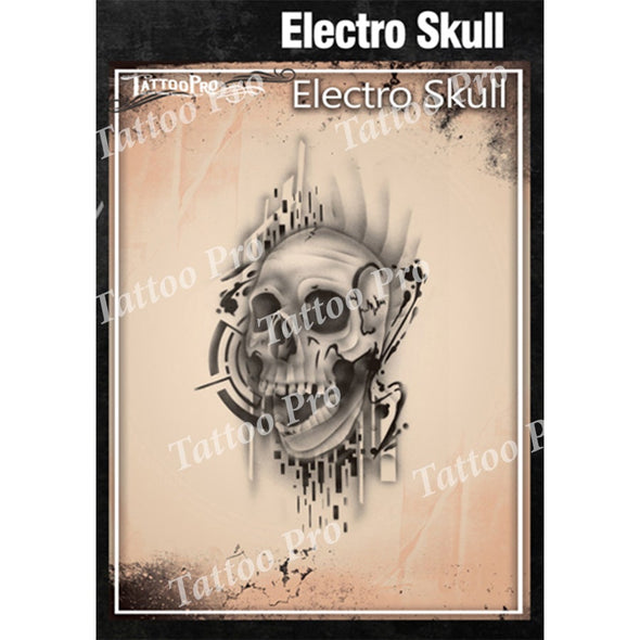 TPS Electro Skull - SOBA - ShowOffs Body Art