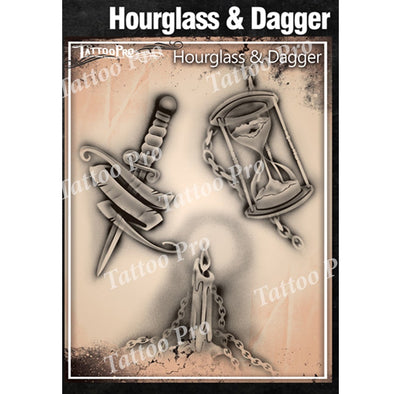 TPS Hourglass & Dagger - SOBA - ShowOffs Body Art