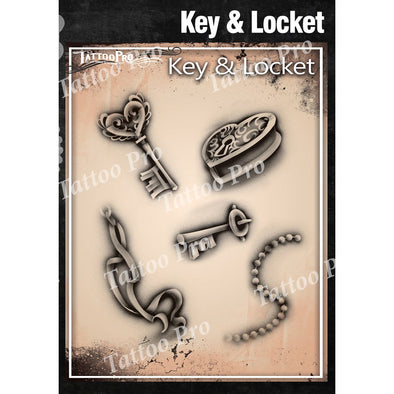 TPS Key & Locket - SOBA - ShowOffs Body Art