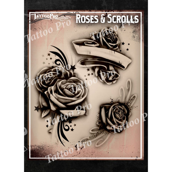 TPS Roses & Scrolls - SOBA - ShowOffs Body Art