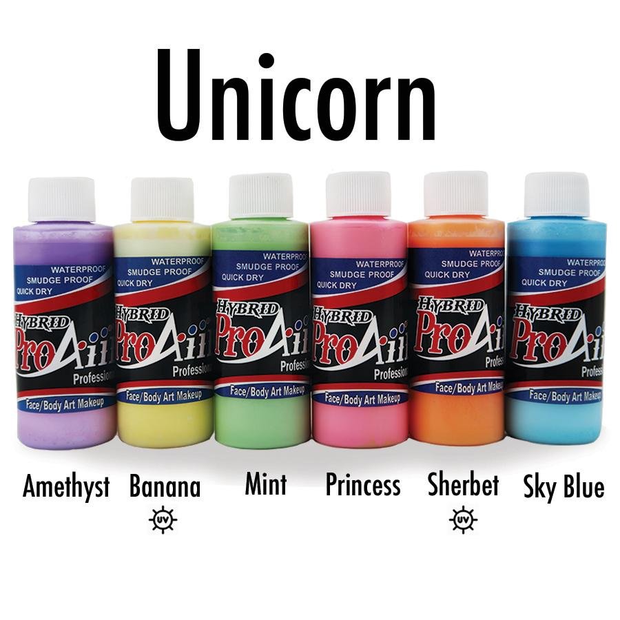 Airbrush Hybrid Makeup - Unicorn - ProAiir Body/FX Makeup – ProAiir ...